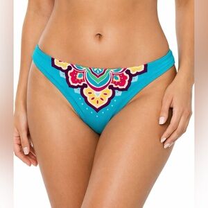 Victoria's Secret Mandala Bikini Bottom Turquoise Y2K Small